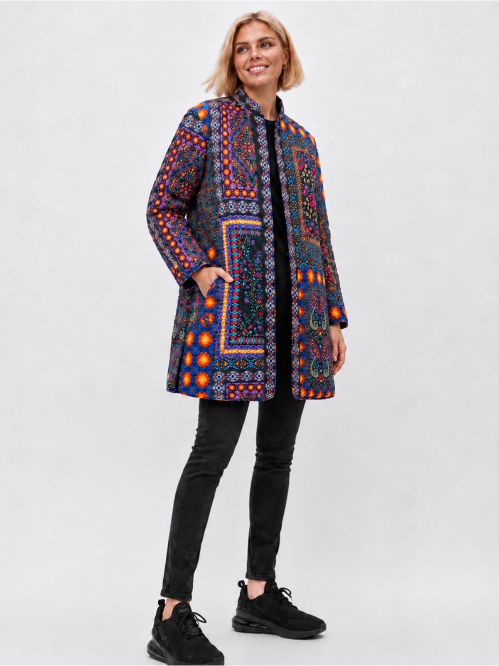 New🌺$398Johnny Was Vivi Reversible Puffer Jacket Sophia Floral S